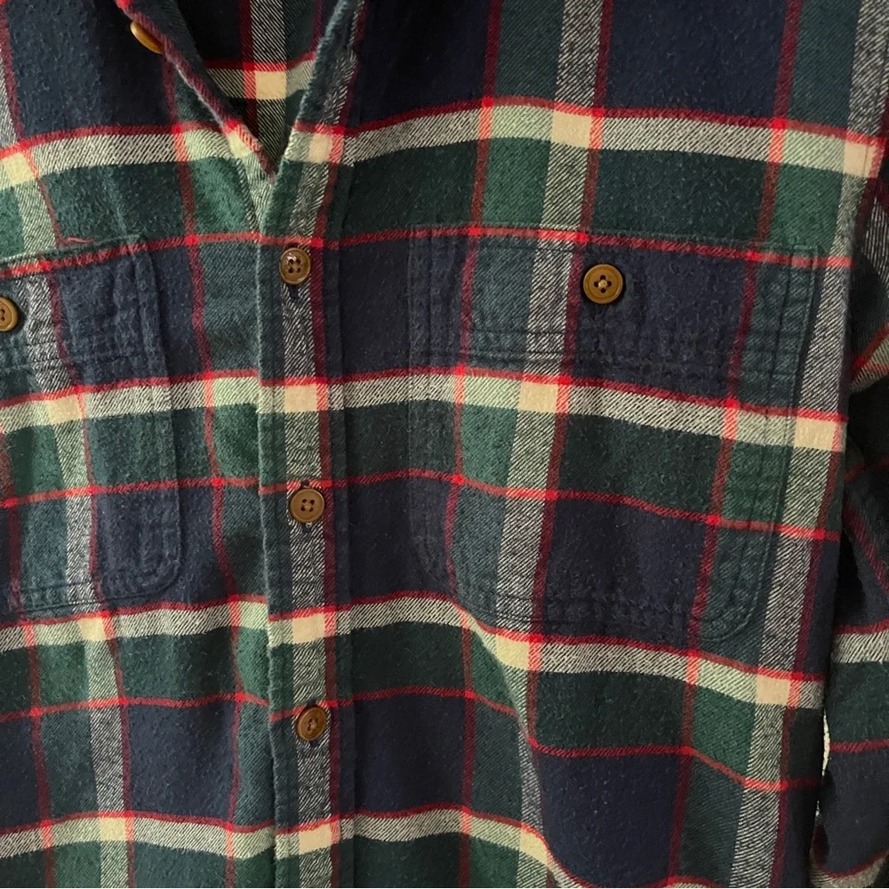 J. Crew Men's Flannel Plaid Shirt